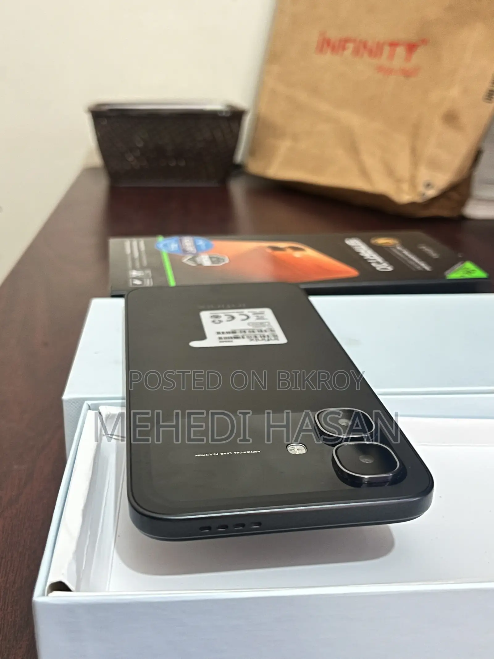 ইনফিনিক্স স্মার্ট ২০ ১২৮ জিবি ব্ল্যাক