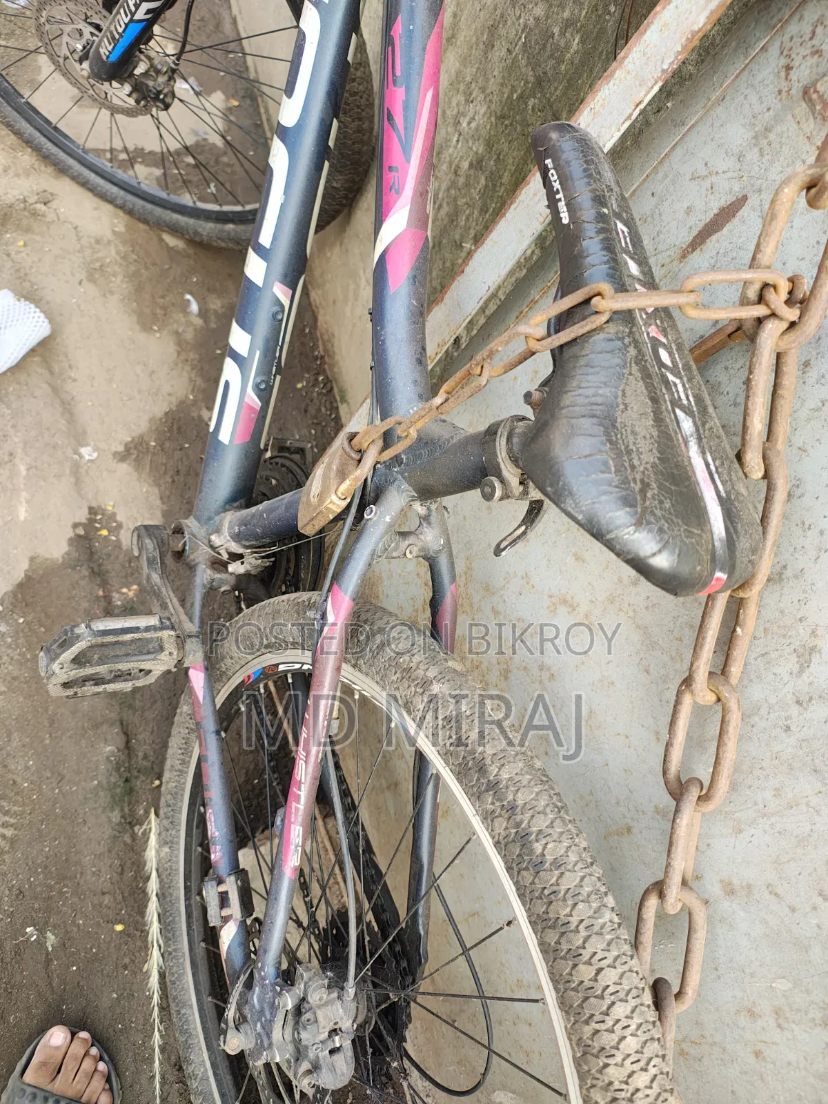 This bicycle is for sale
