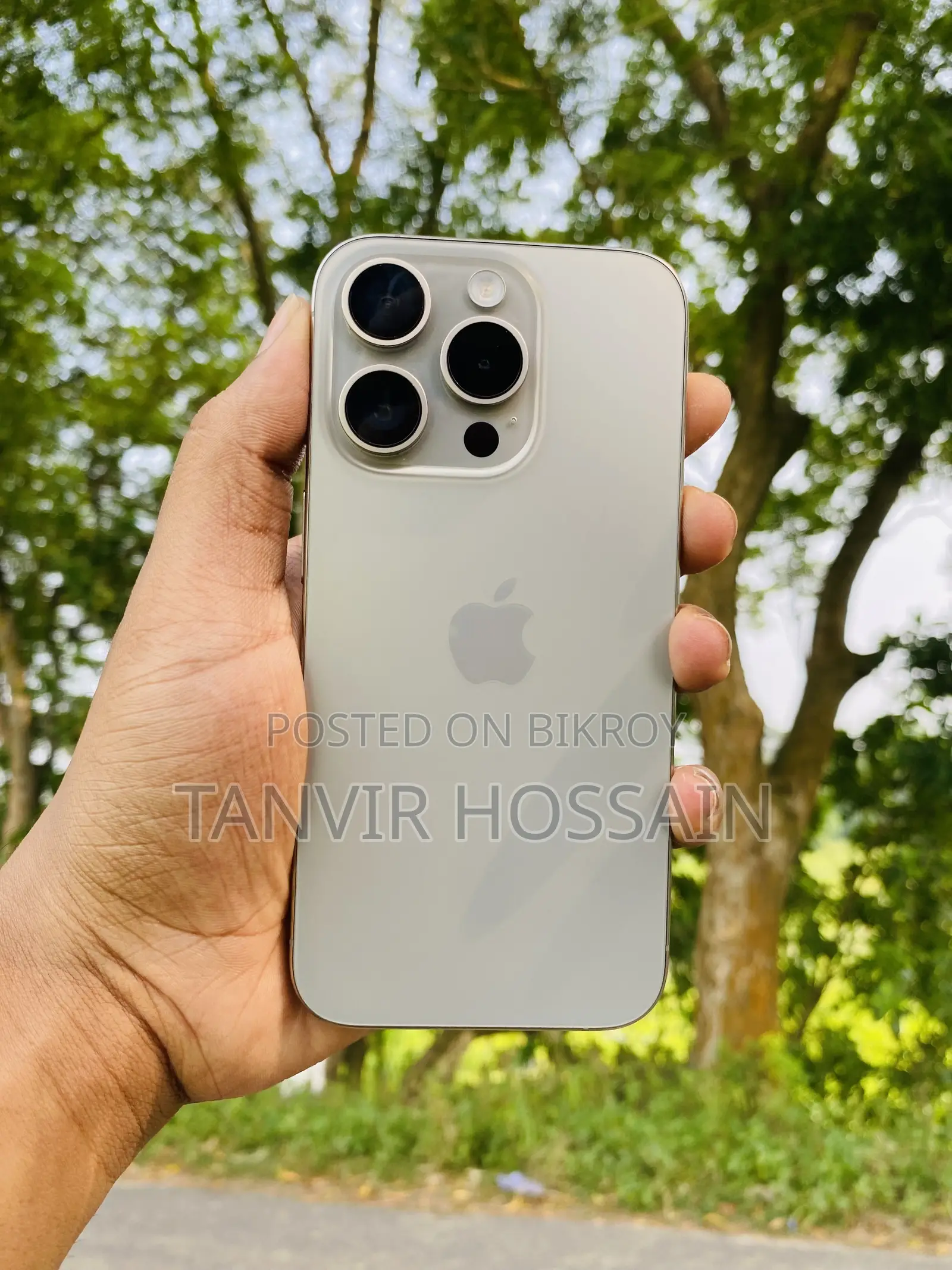 অ্যাপল আইফোন ১৫ প্রো ১২৮ জিবি সিলভার