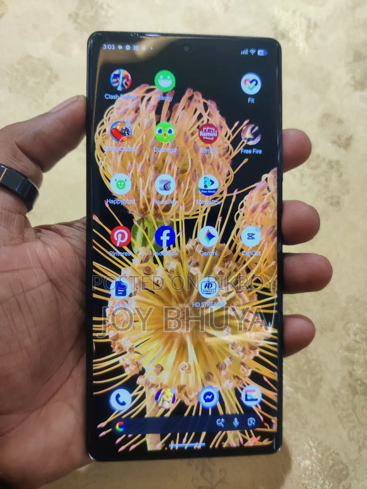 গুগল পিক্সেল ৬ প্রো ১২৮ জিবি কালো