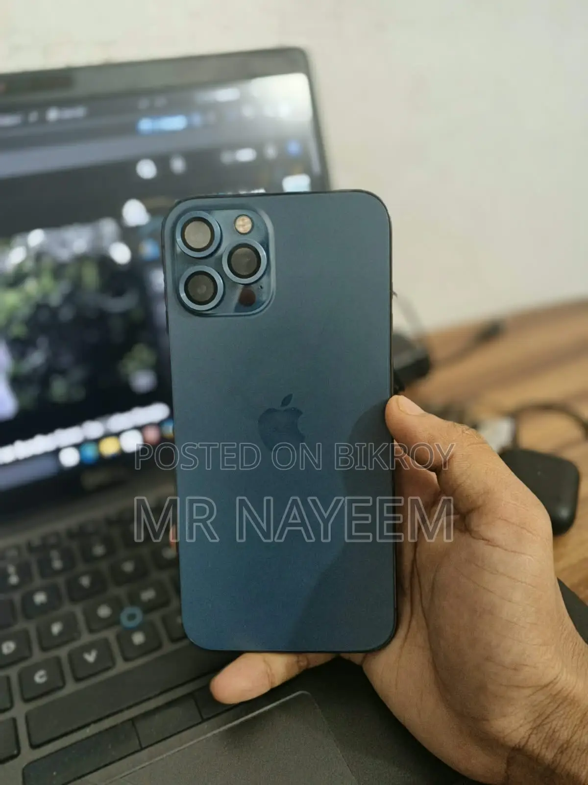অ্যাপল আইফোন ১২ প্রো ম্যাক্স ১২৮ জিবি ব্লু