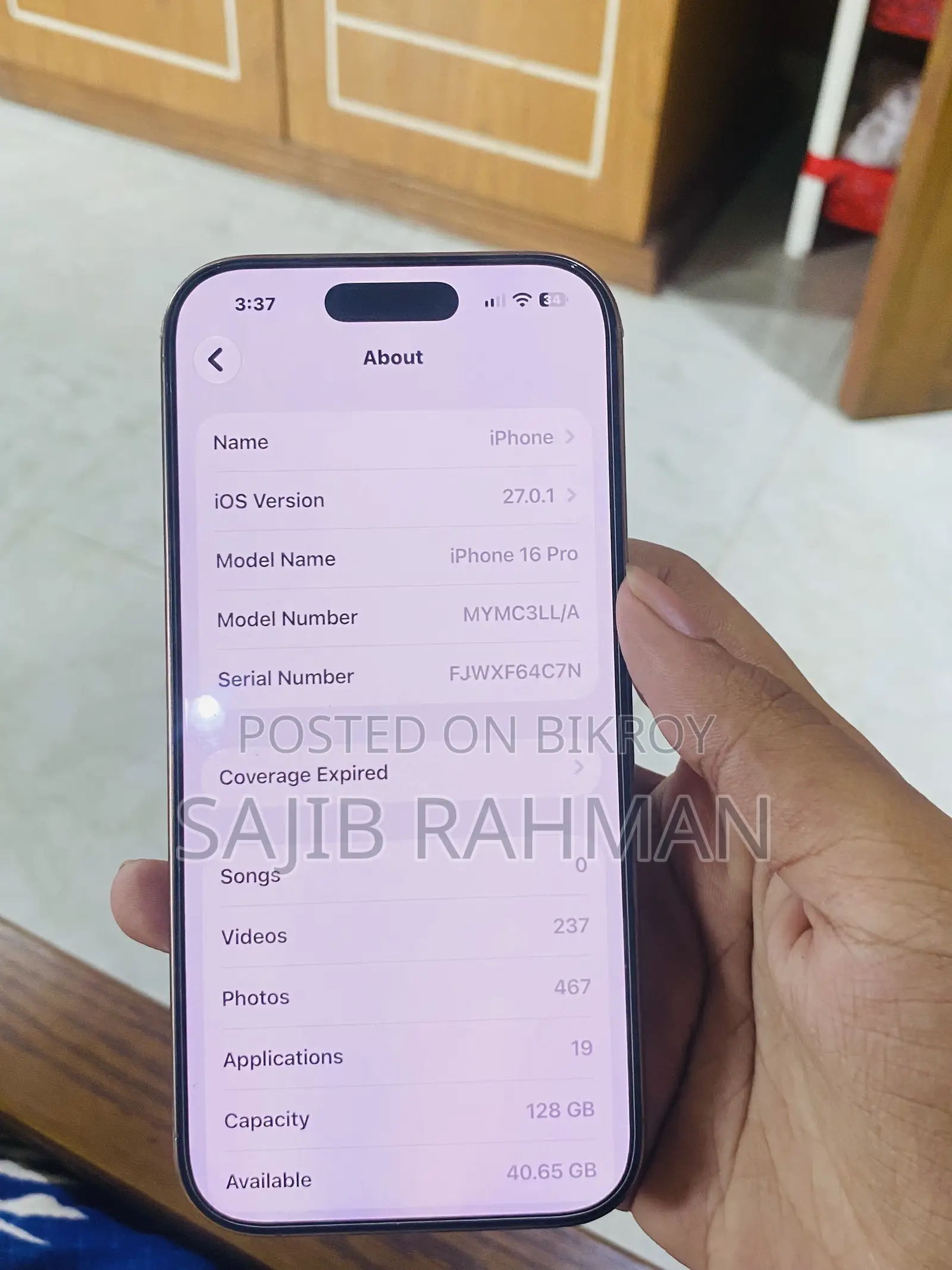 Apple iPhone 16 Pro 128 GB Rose Gold