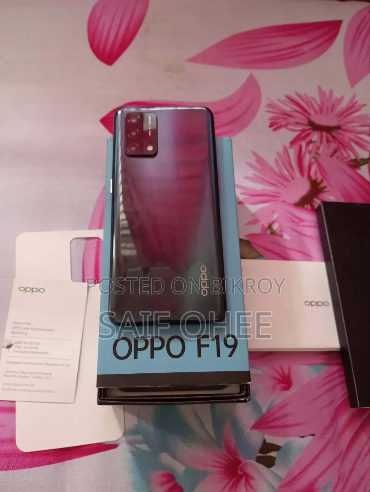 Oppo F19S 128 GB Black