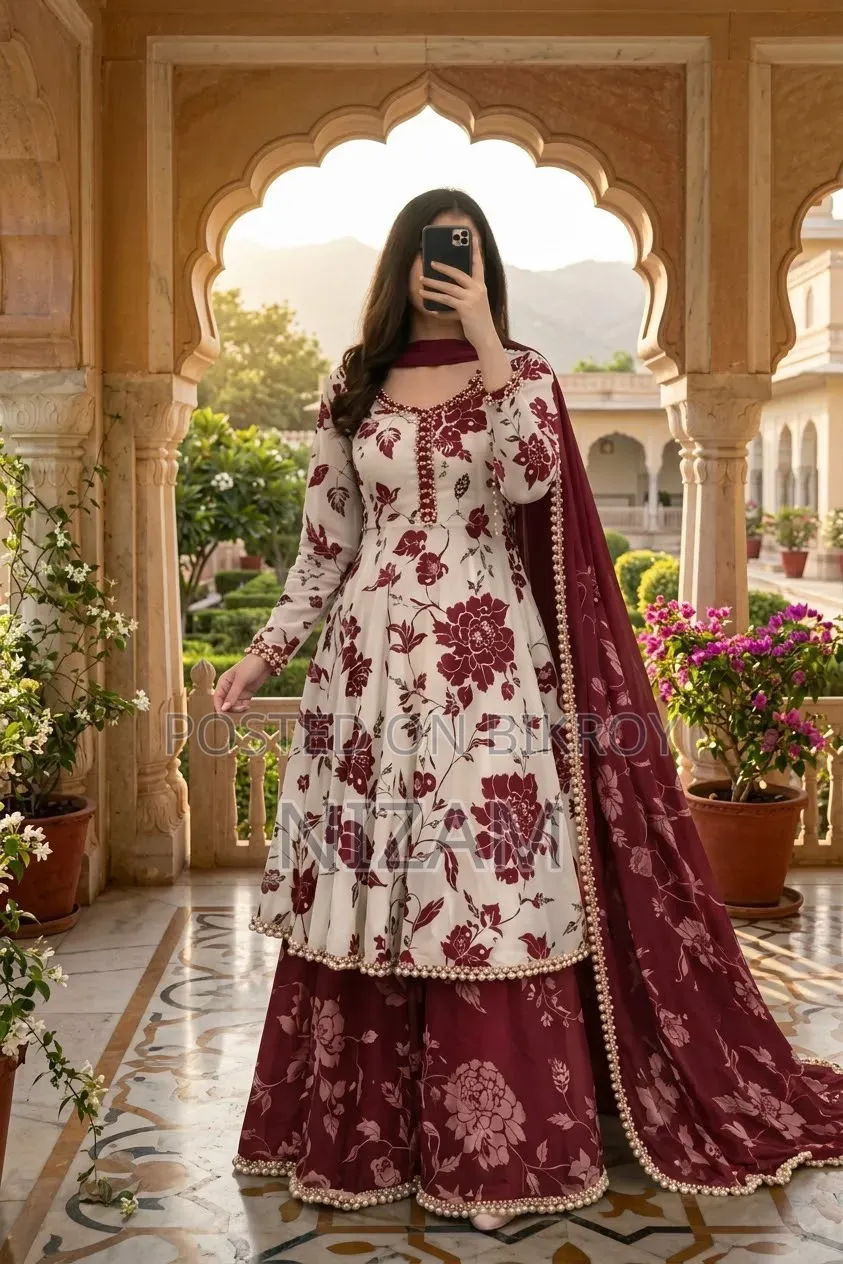 গোলাপ গাউন থ্রি পিস
ডিজাইন: গোলাপ গাউন ড্রেস