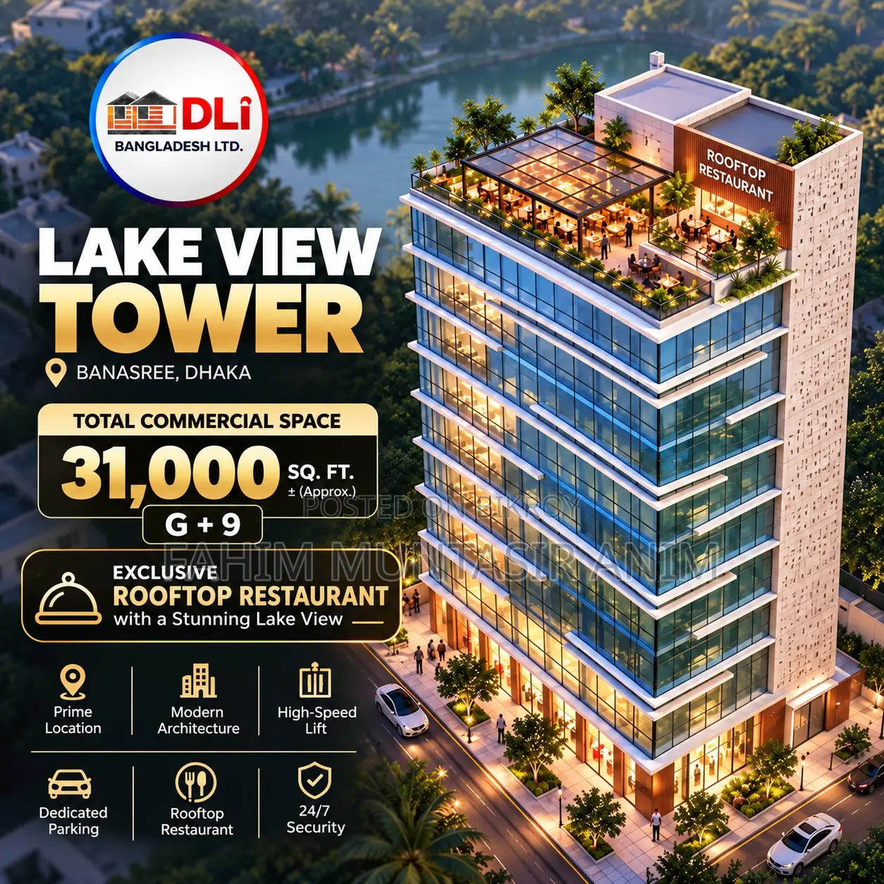 Commercial space for sale in Banasree!