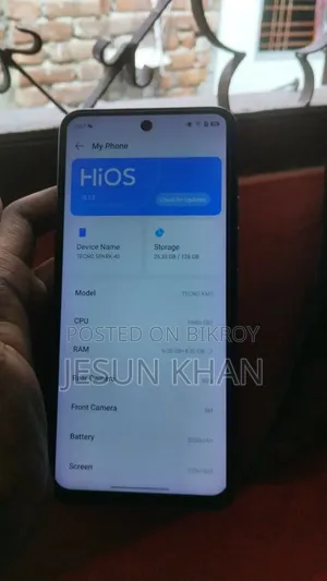 নতুন টেকনো স্পার্ক ৪০ ১২৮ জিবি নীল