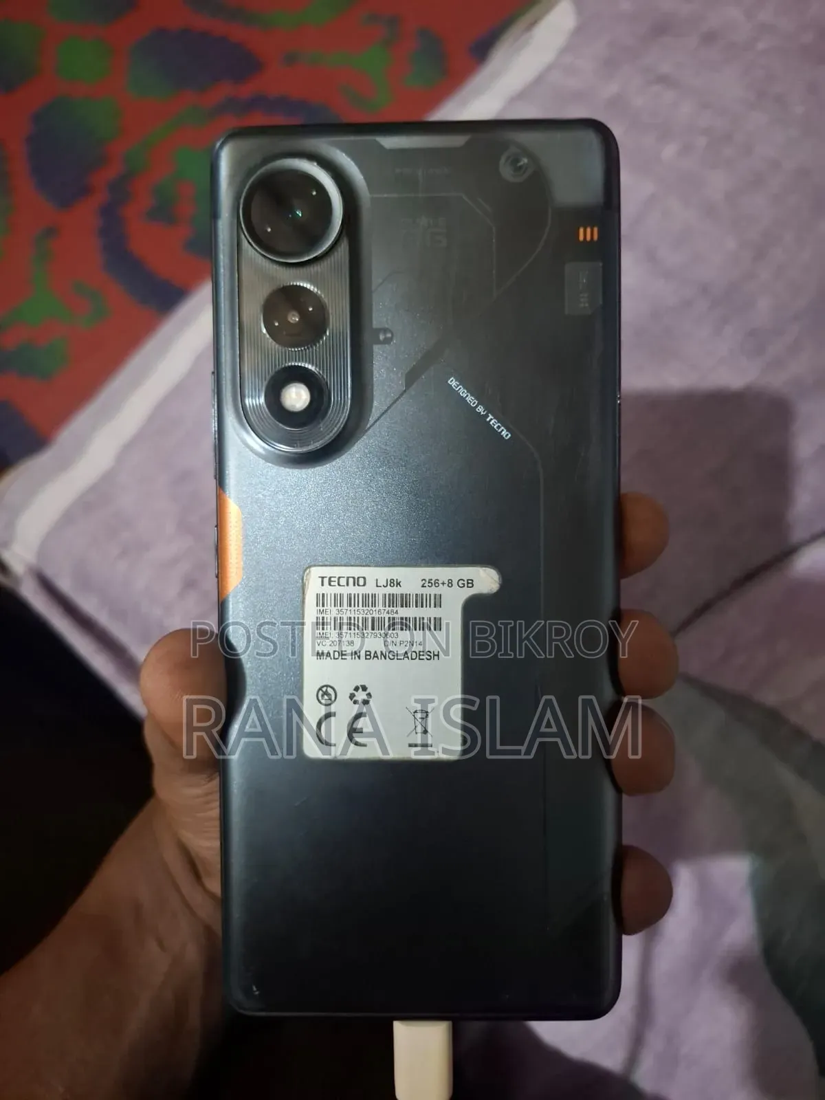 Tecno 256 GB Black