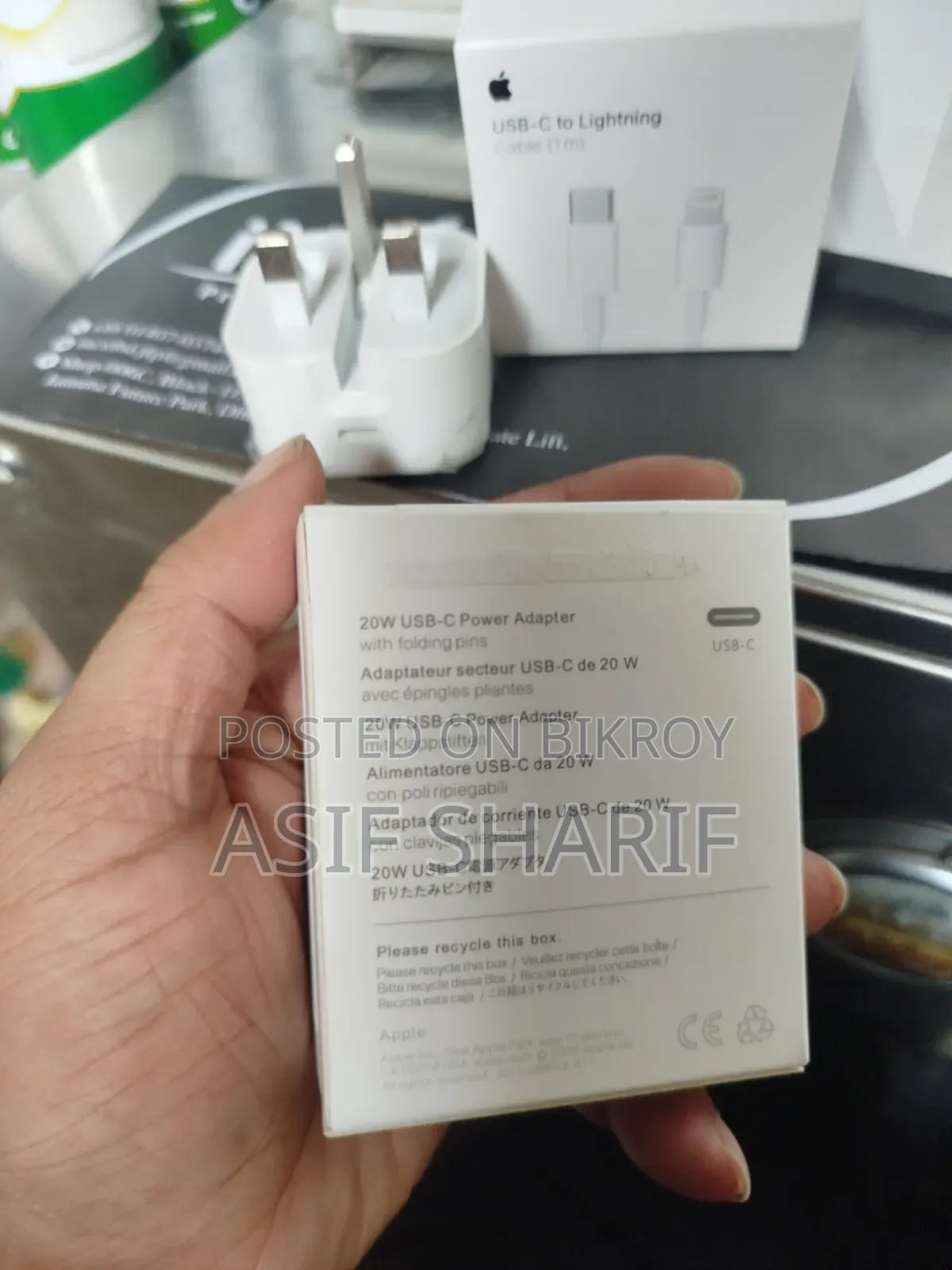 Original iPhone 20W Charger + Cable