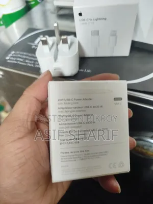 Original iPhone 20W Charger + Cable