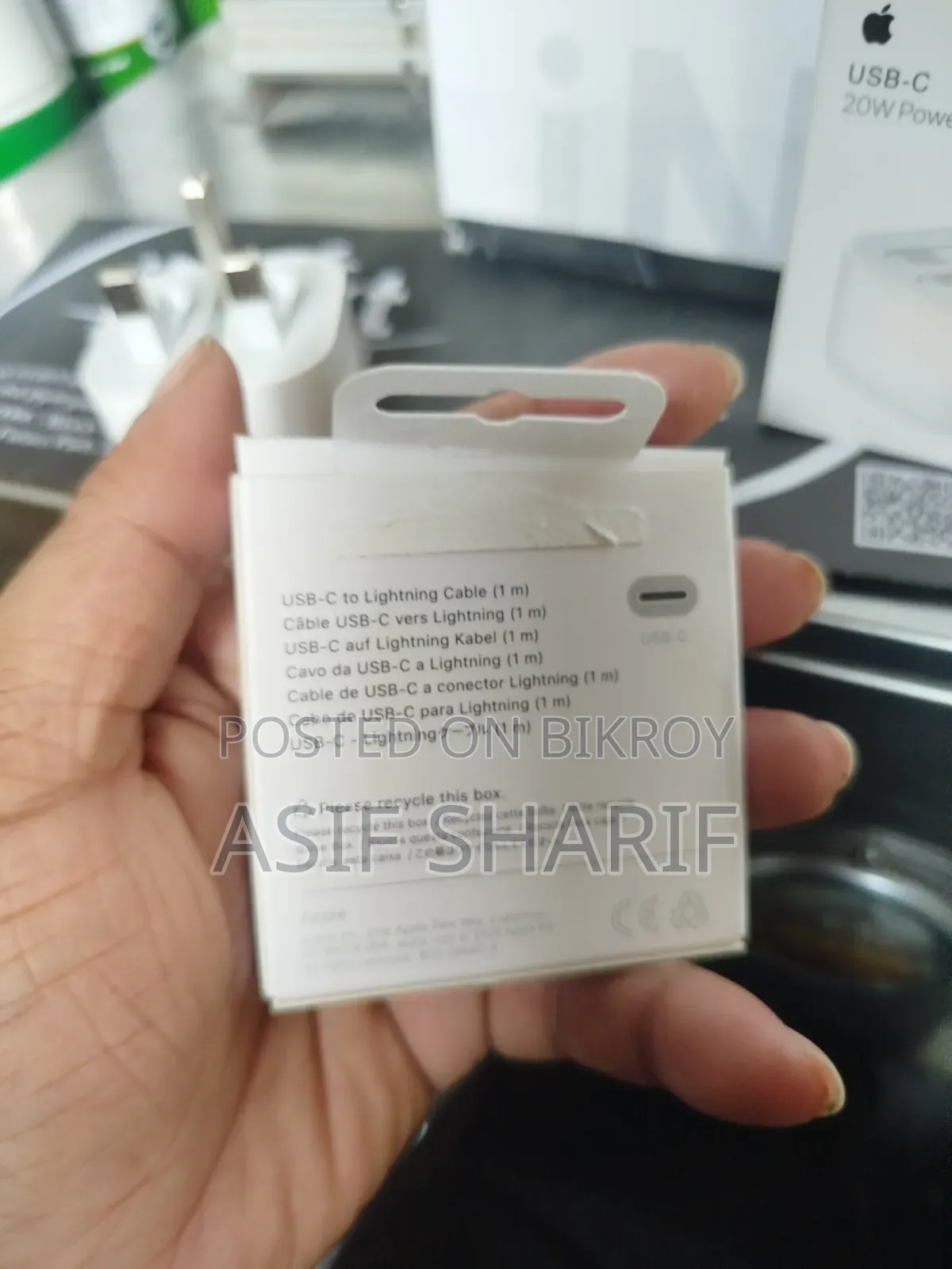 Original iPhone 20W Charger + Cable
