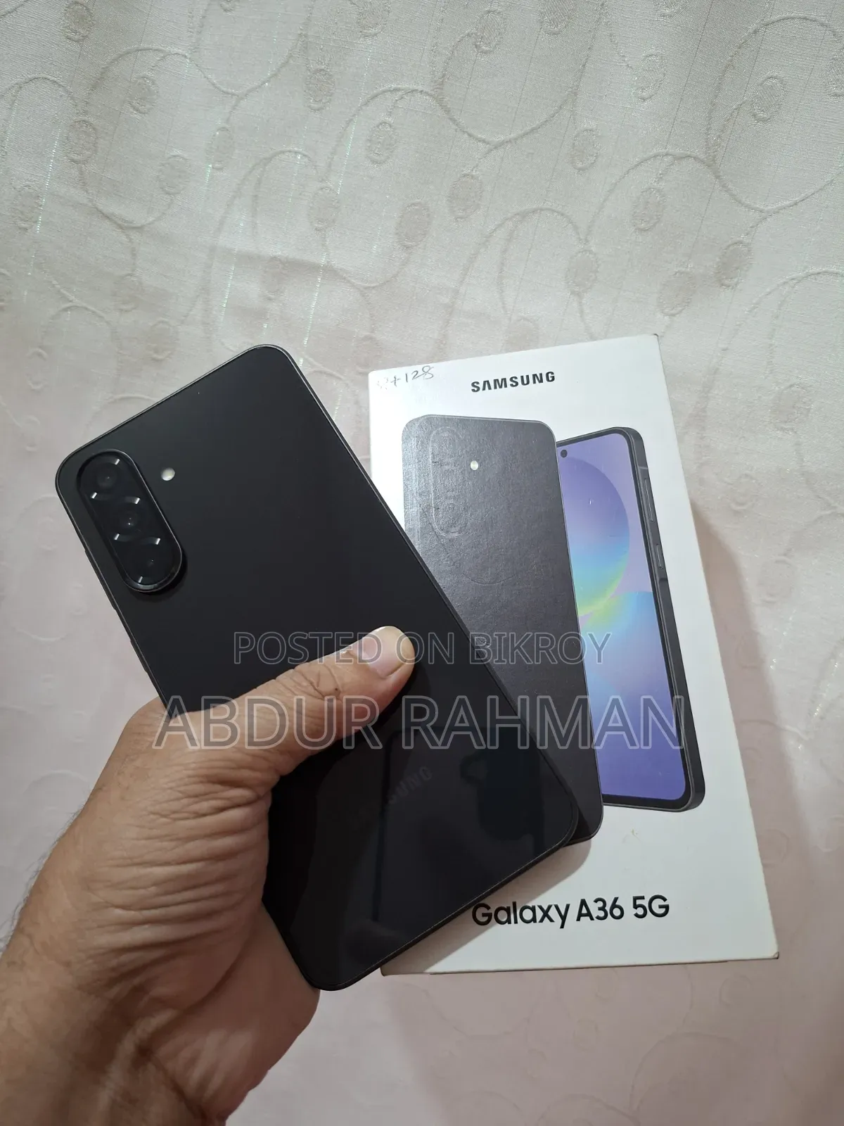 স্যামসাং গ্যালাক্সি এ৩৬ ১২৮ জিবি কালো