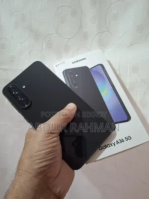 স্যামসাং গ্যালাক্সি এ৩৬ ১২৮ জিবি কালো