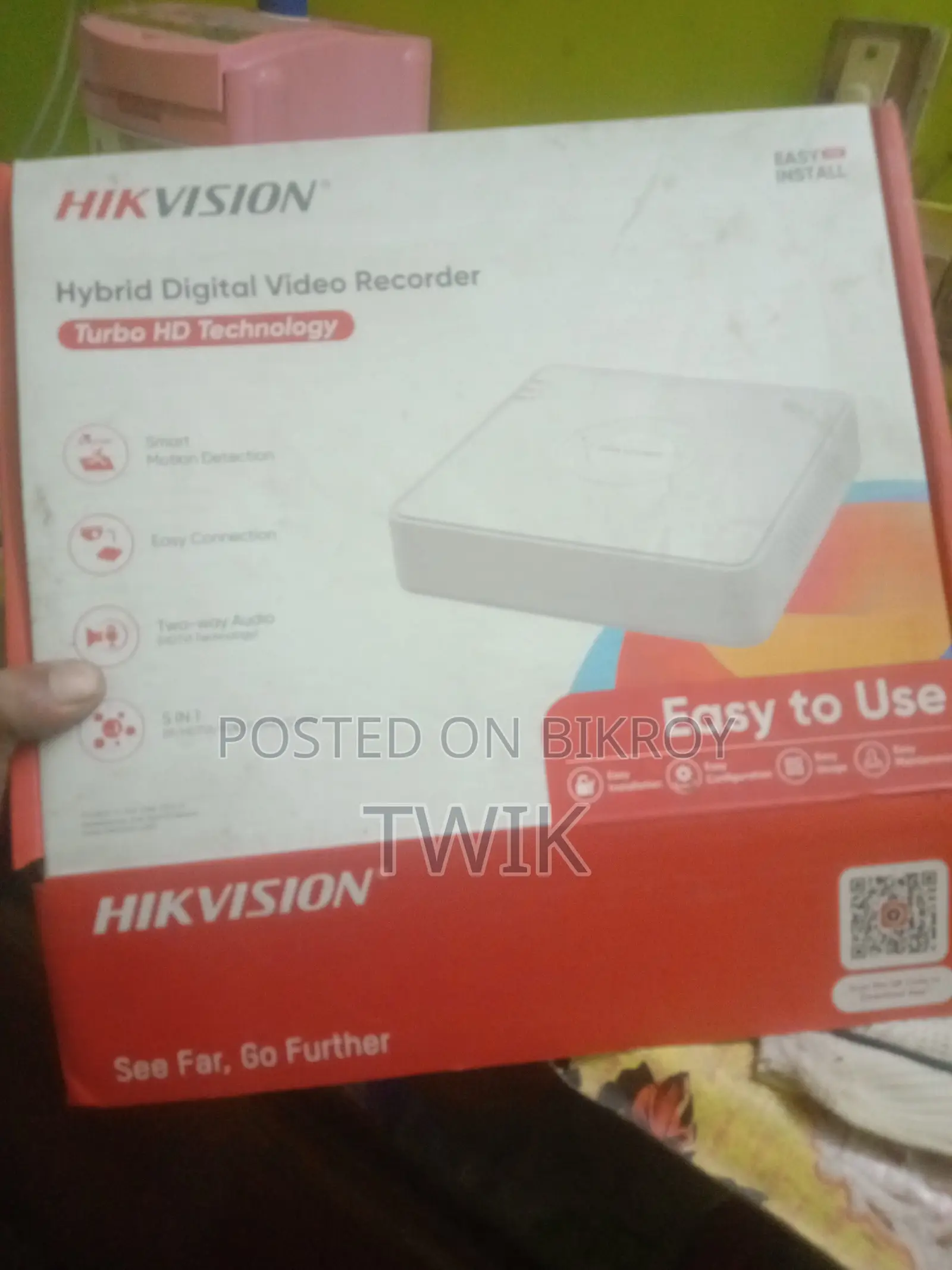 Hikvision 4unit Cctv. 3ta Camera Available Ache