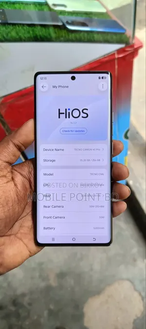 Tecno Camon 40 256 GB Black