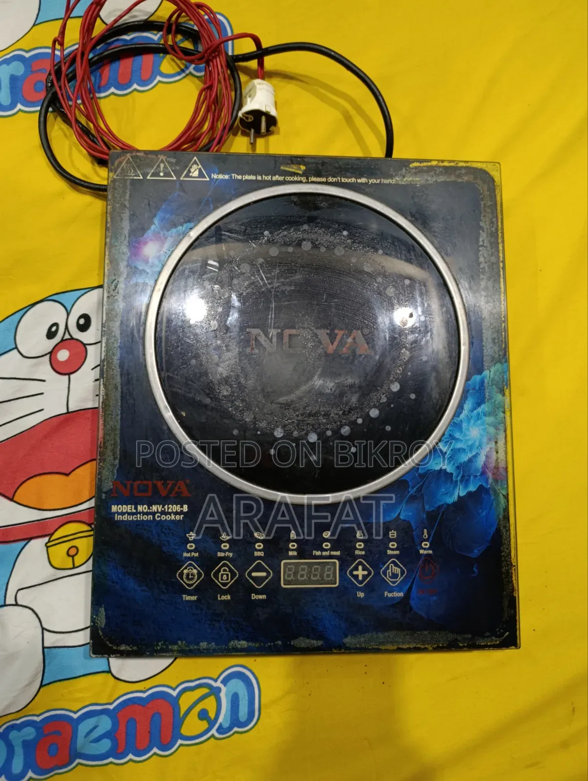 NOVA 2600 Watt Model NV-1206-B Induction Cooker With Inverter