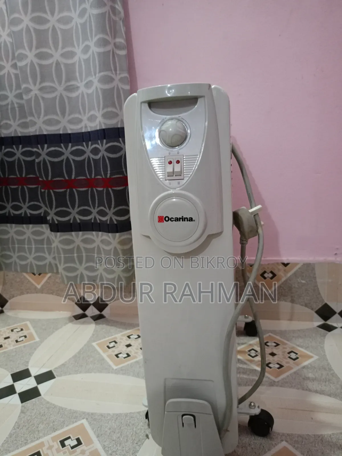 Ocarina Oil Heater - 11 Fins / 2500W (Fresh Condition)