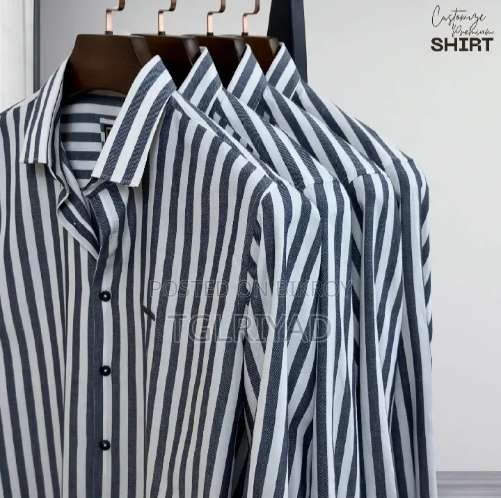GoodMan Premium Quality Navy Blue Color Full Sleeve Shirt for Mens.