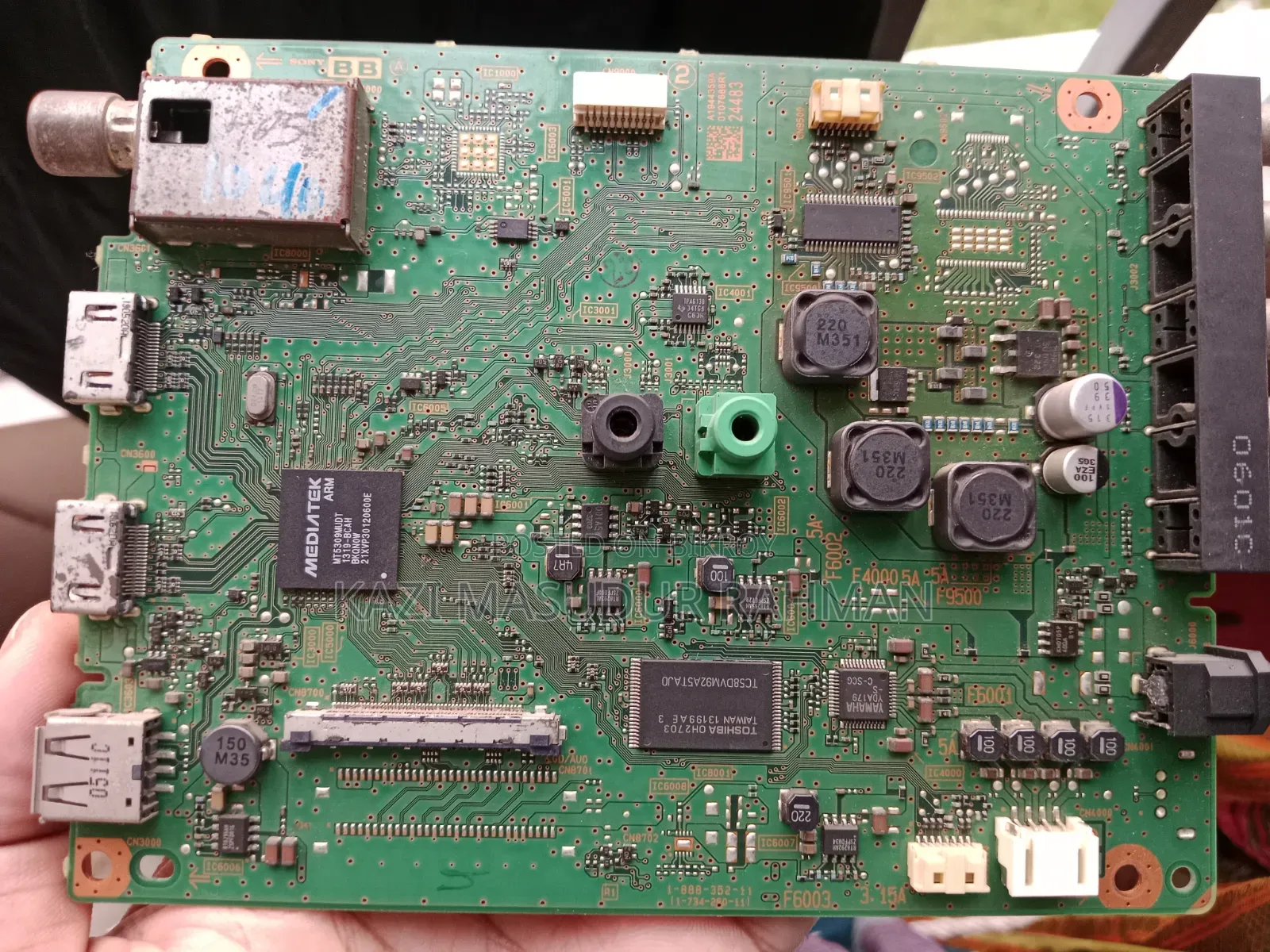 Sony KLV-40R457A 40" TV Original Main Board With Sony 19.5V Adapter