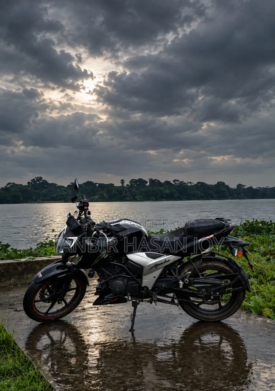 টিভিএস অ্যাপাচে আরটিআর ১৬০ ৪ভি ২০২২ কালো