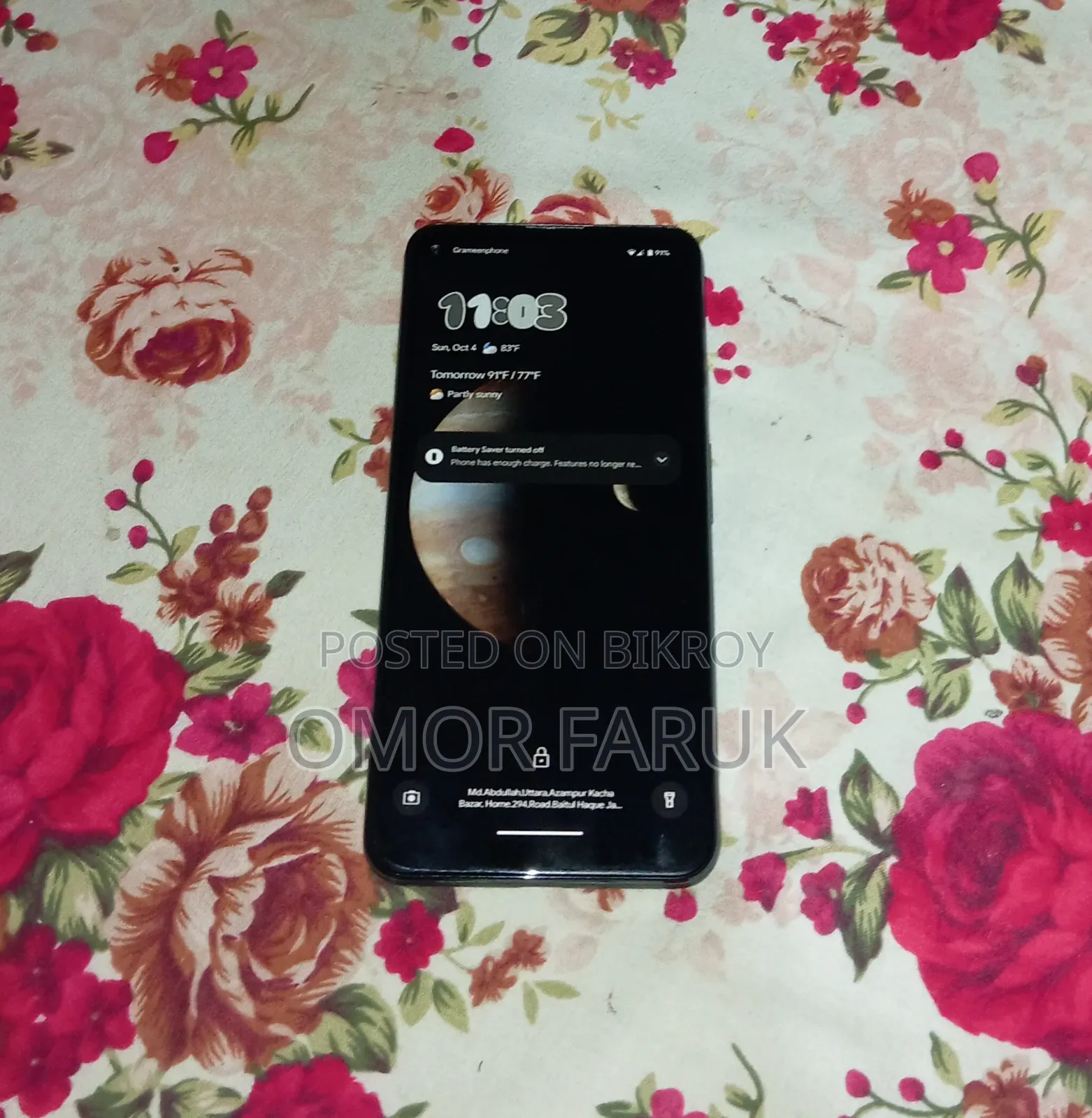 Google Pixel 5a 5G 128 GB Black