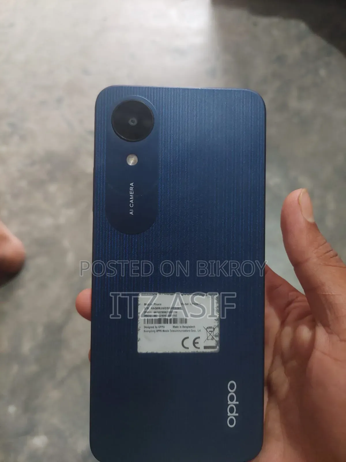 Oppo A17K 64 GB Blue