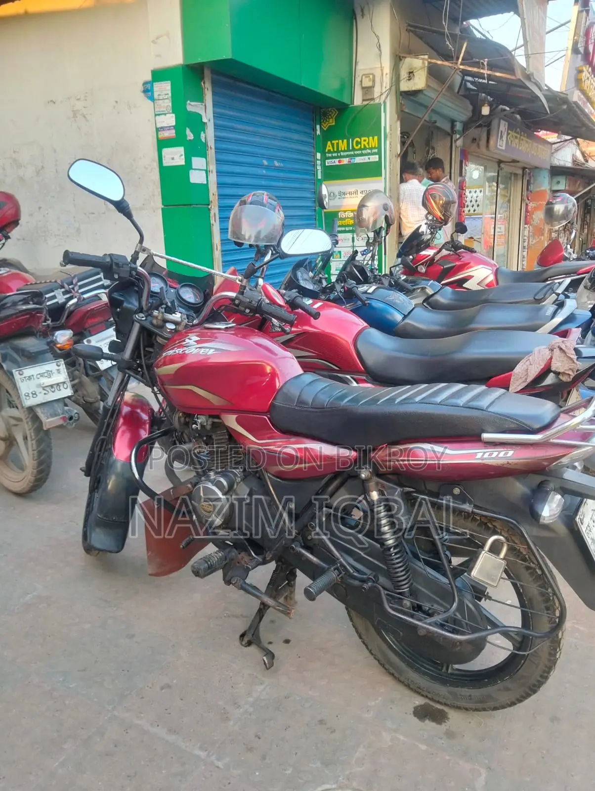 Bajaj Discover 100 2017 Red