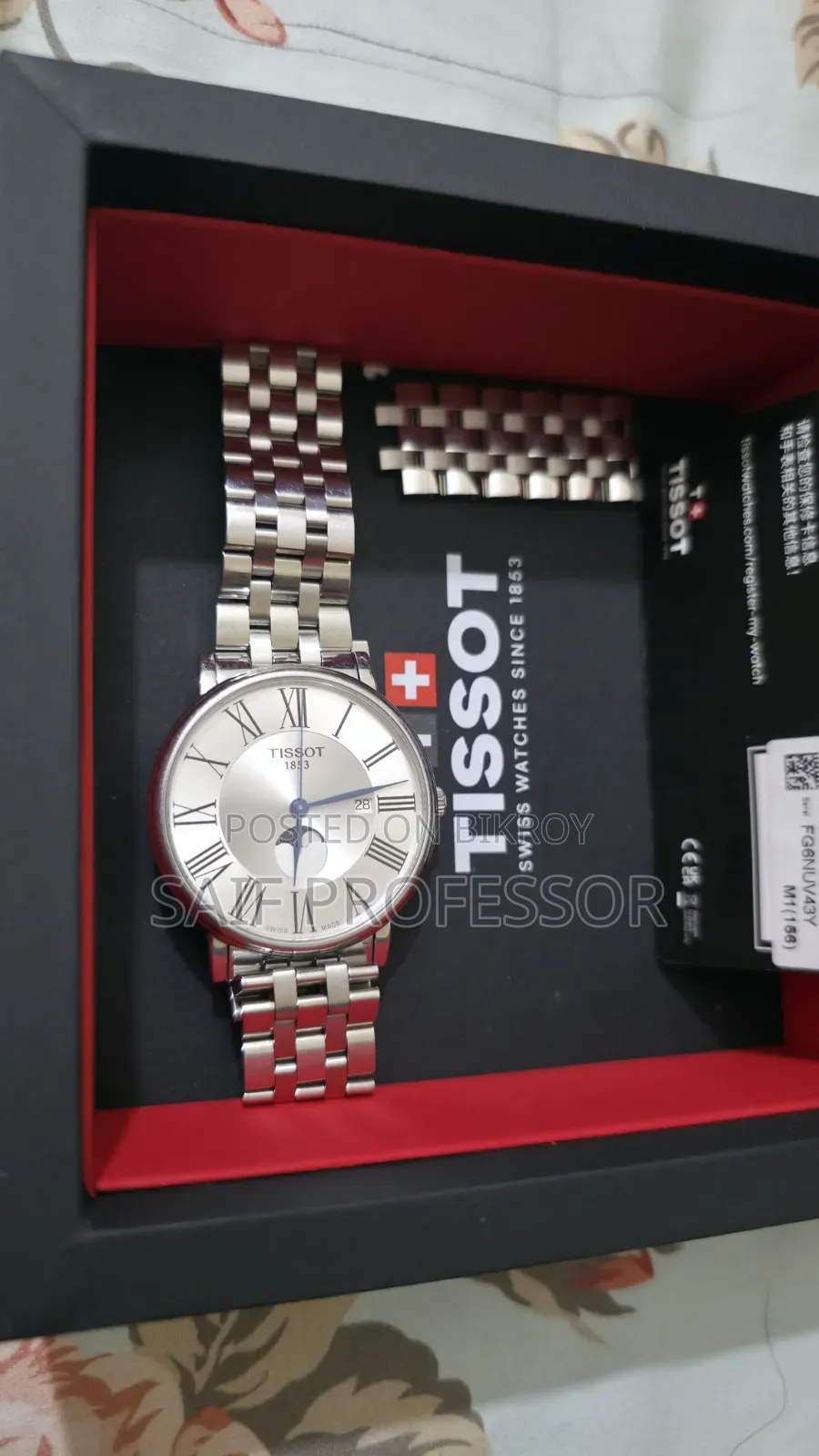 Original Tissot Carson Premium Moonphase Watch (Mint Condition)