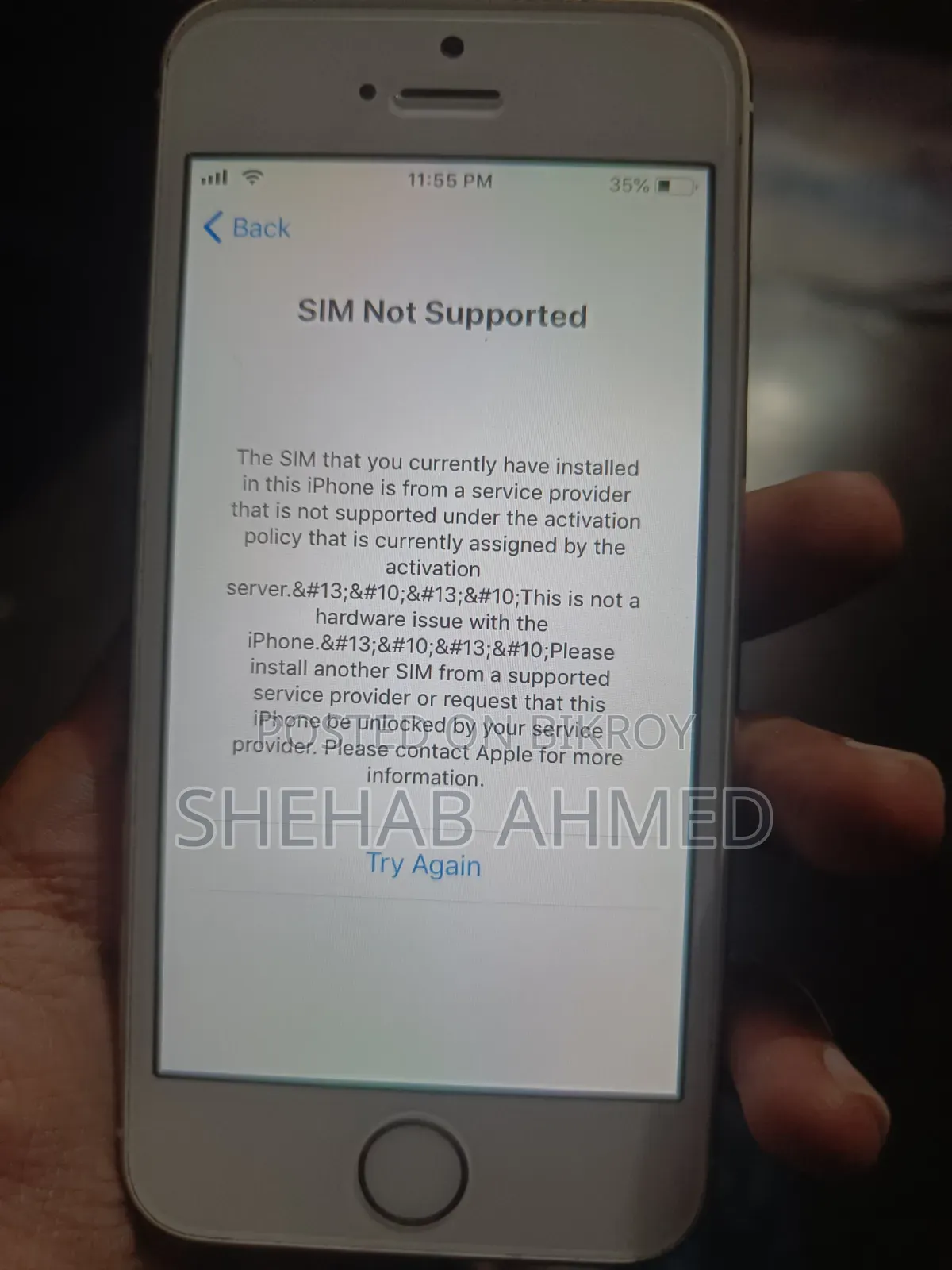 অ্যাপল আইফোন ৫এস ১৬ জিবি রোজ গোল্ড