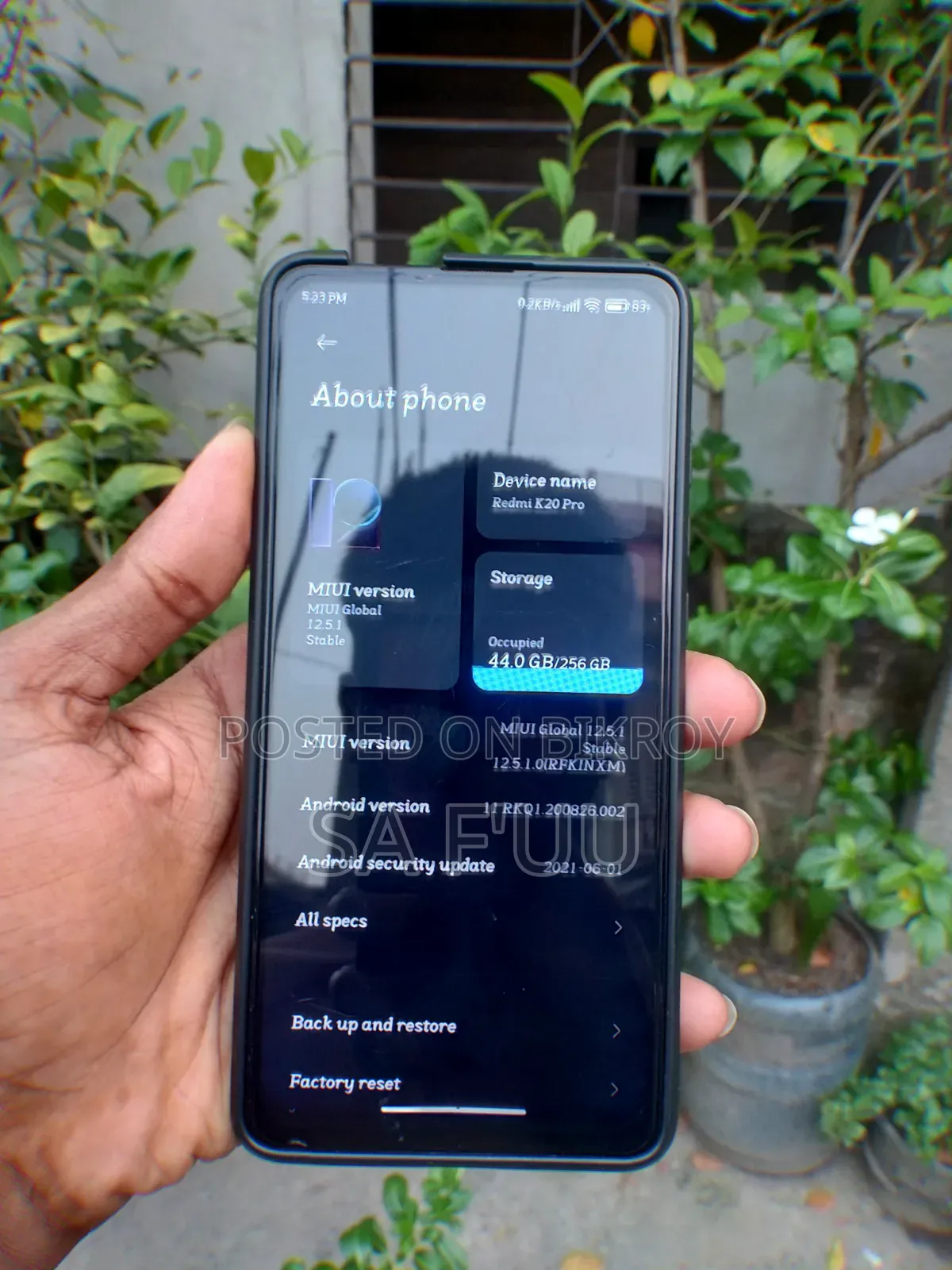 Xiaomi Redmi K20 Pro 256 GB Black