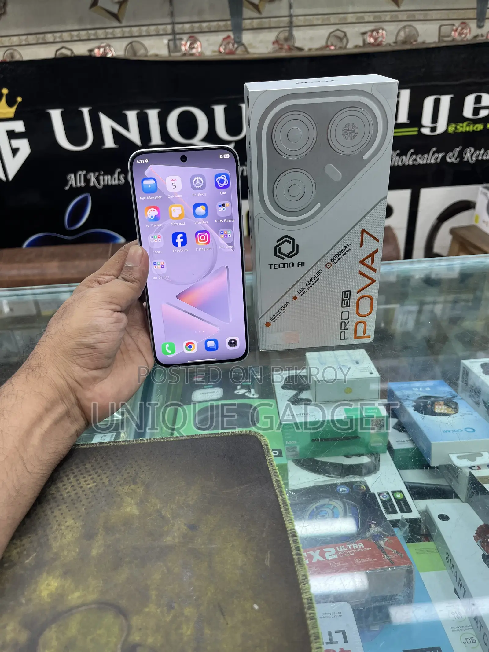 Tecno Pova 7 Pro 5G 256 GB Graphite