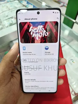 মোটোরোলা এজ ৪০ নিও ২৫৬ জিবি