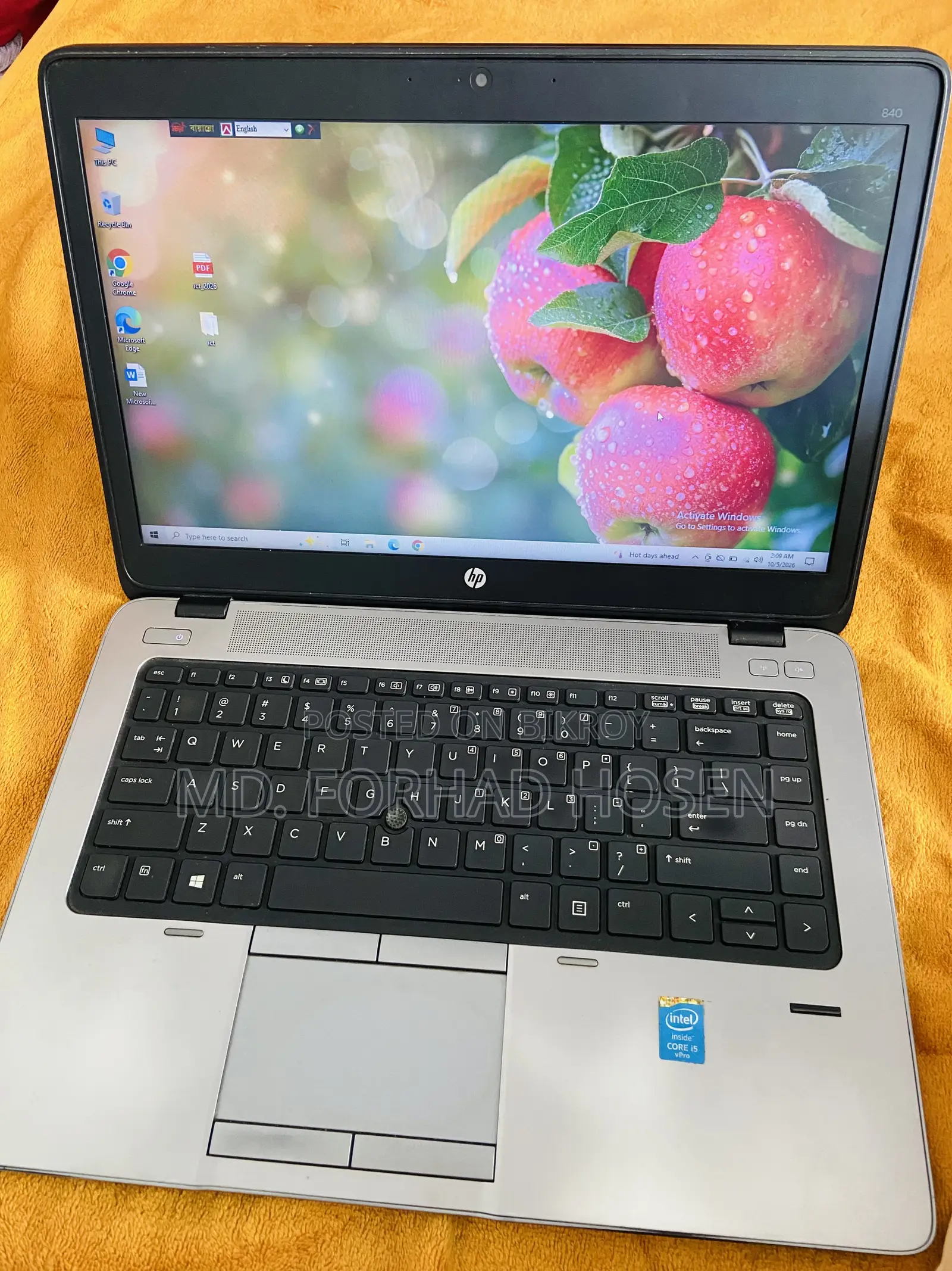 Laptop HP EliteBook 840 G3 4GB Intel Core i5 SSD 128GB