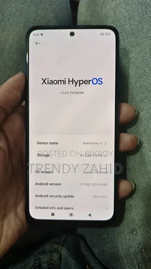 Xiaomi Redmi Note 11 128 GB Red