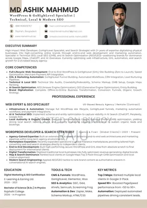 Web Developer and SEO Services