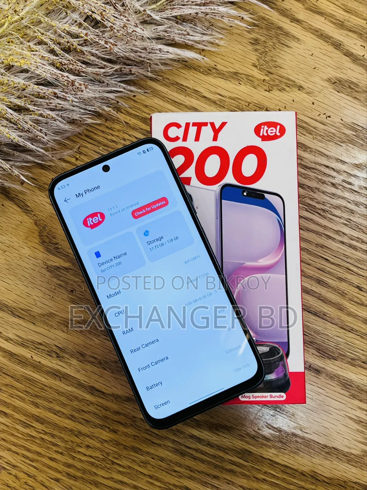 Itel City 200 128 GB Black