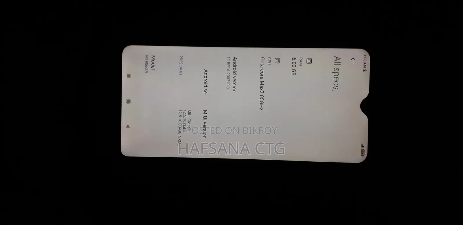 Xiaomi Redmi Note 8 Pro 128 GB White