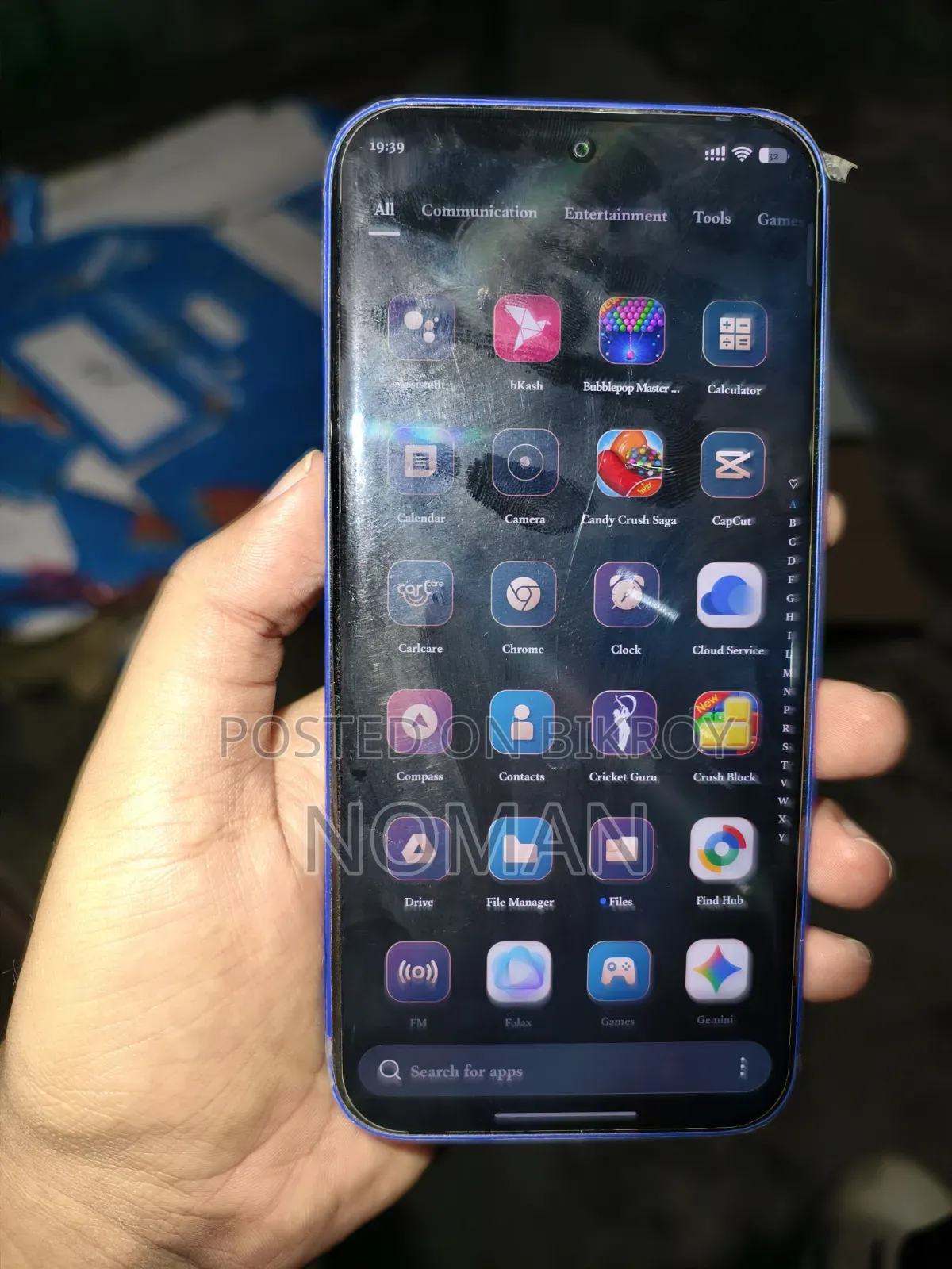 New Infinix Note Edge 256 GB Blue