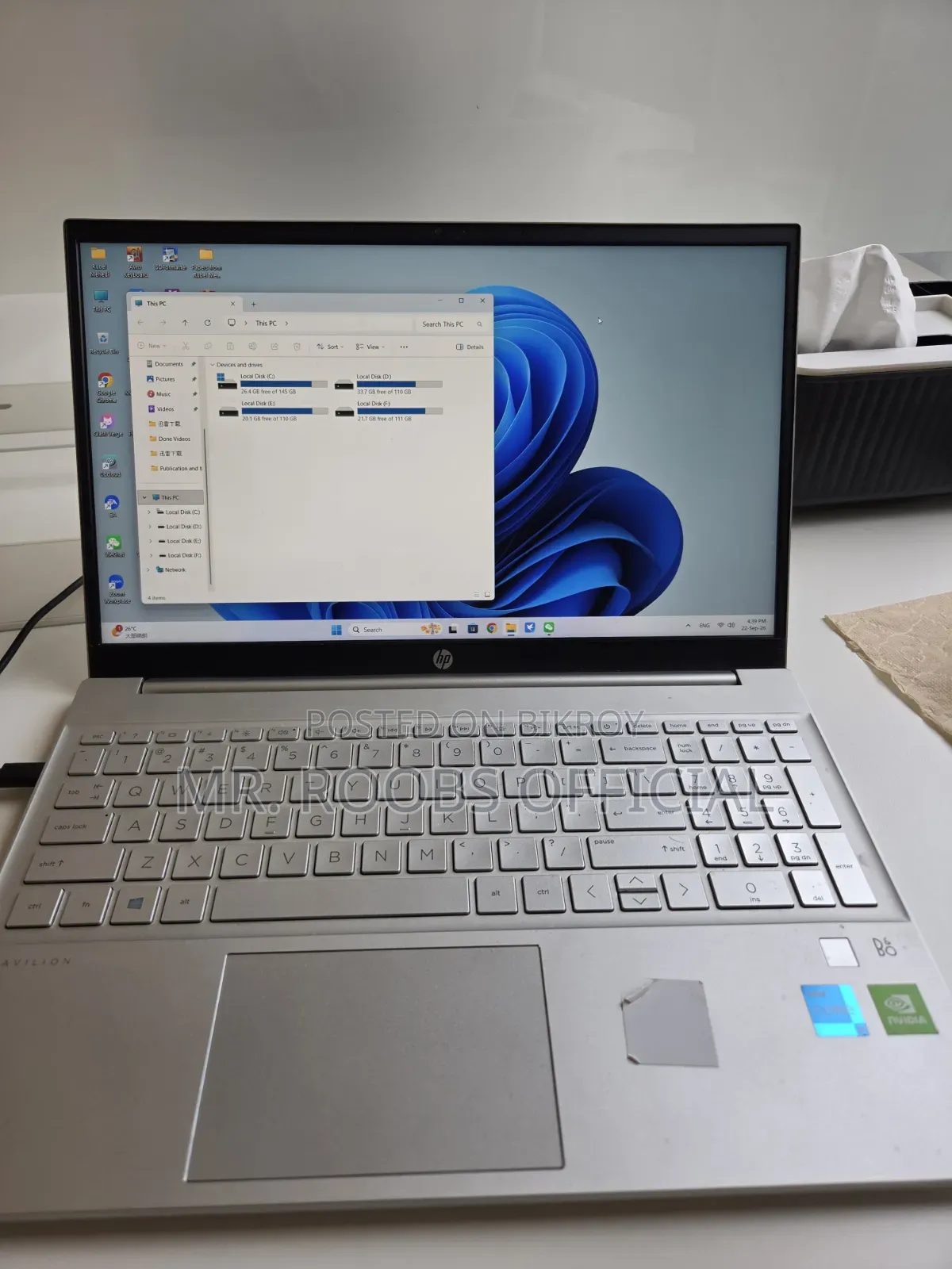 Laptop HP Pavilion 15 8GB Intel Core i5 SSD 512GB