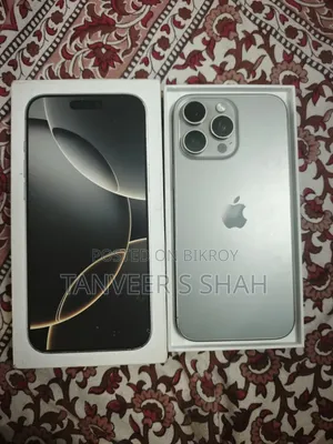 অ্যাপল আইফোন ১৬ প্রো ম্যাক্স ২৫৬ জিবি হোয়াইট