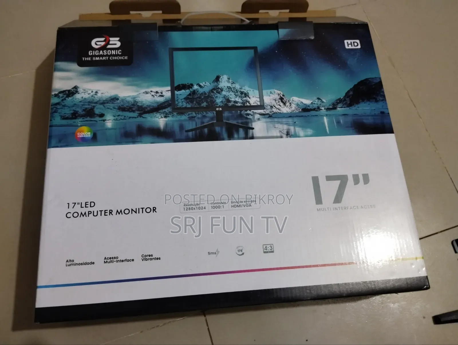 Gigasonic 17" LED Monitor