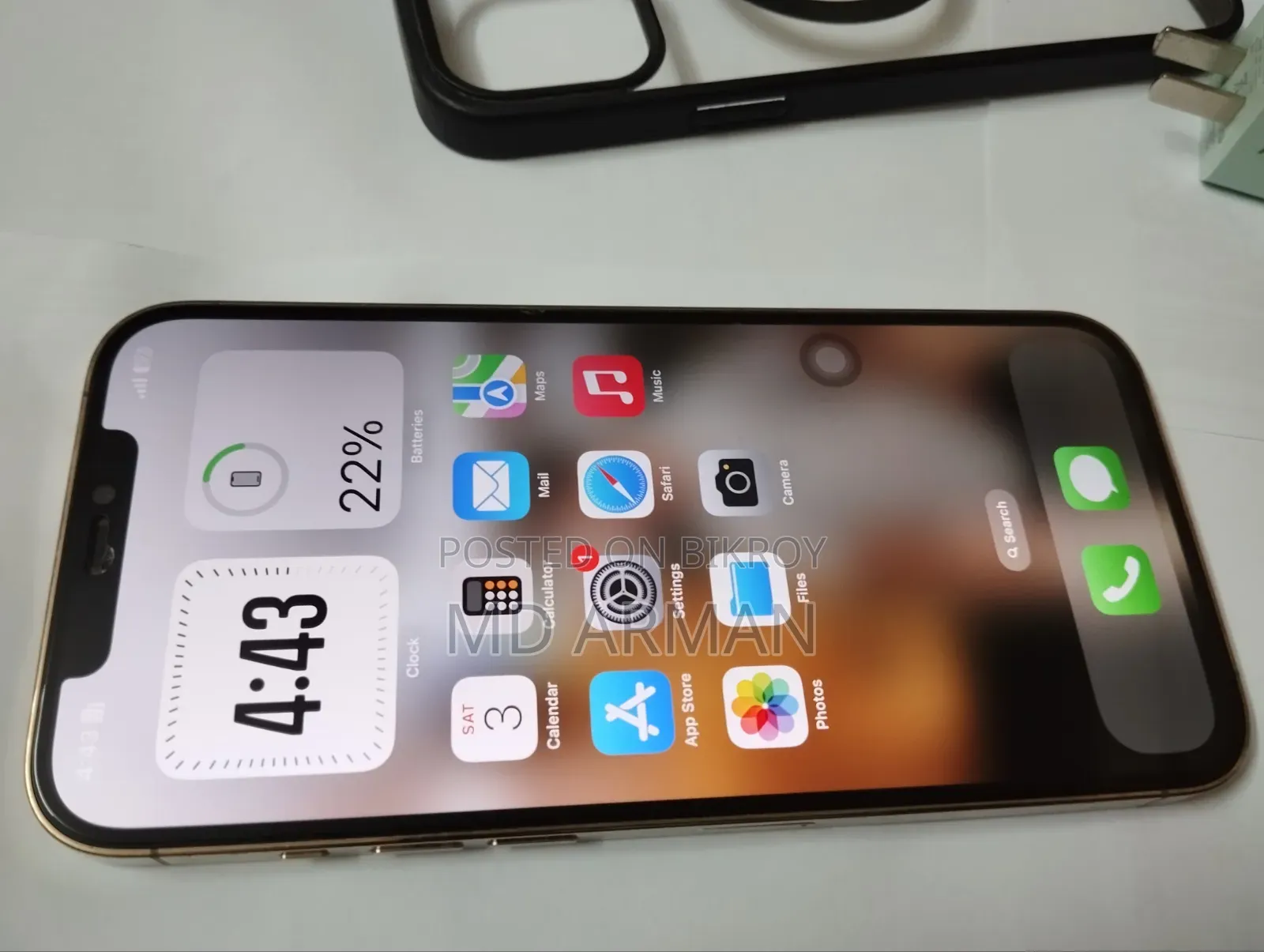 অ্যাপল আইফোন ১২ প্রো ম্যাক্স ১২৮ জিবি গোল্ড