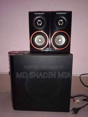 A good quality sound box is lying at home and not being used