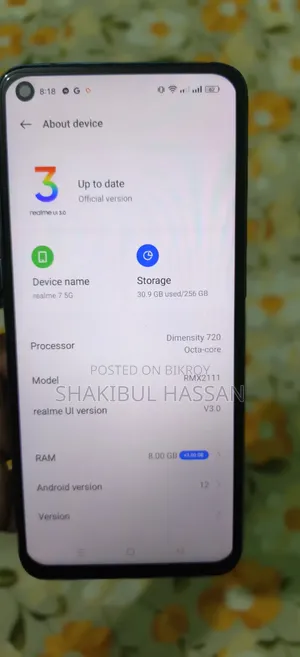 Realme 7 5G 128 GB Blue