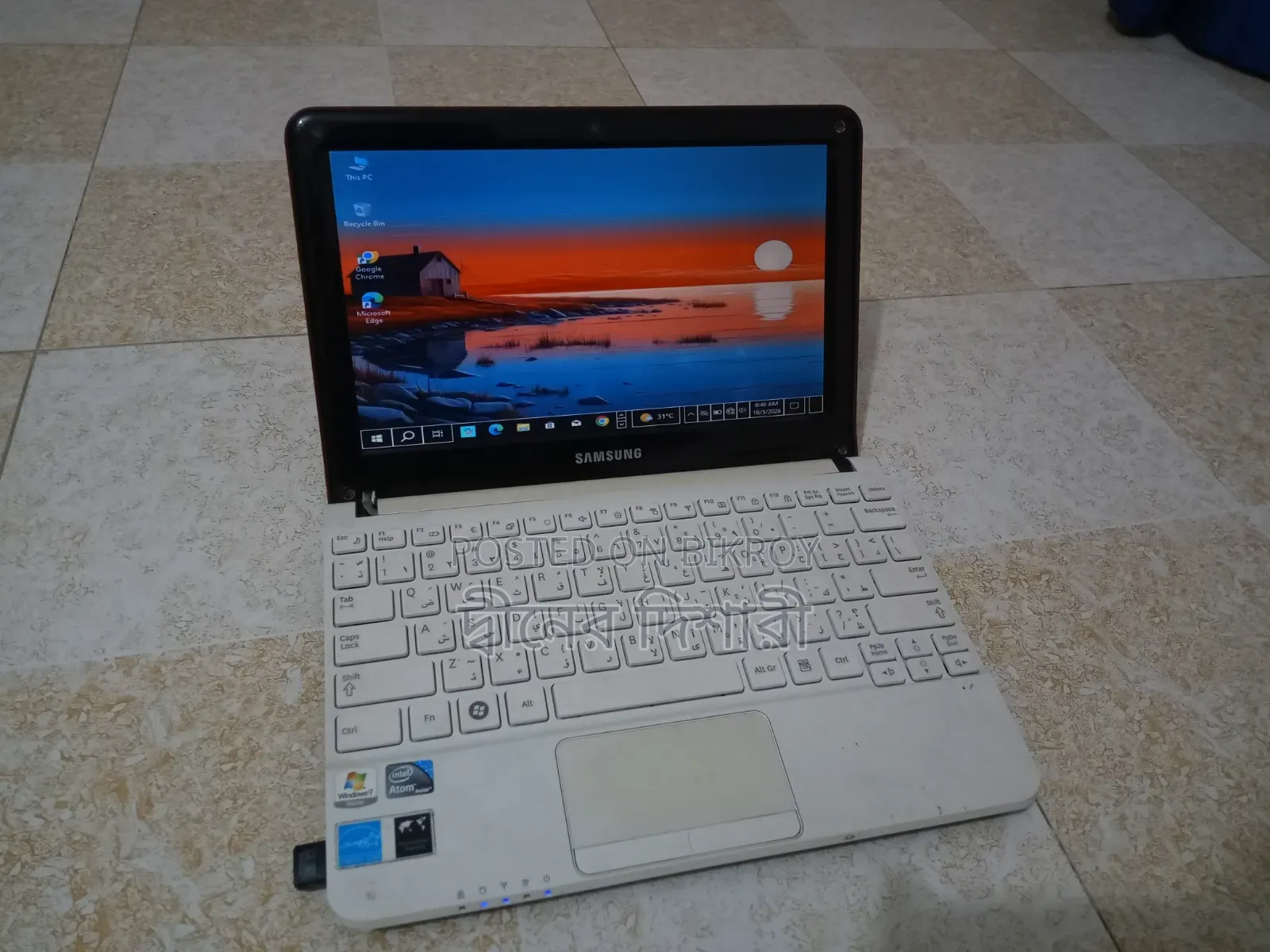 Laptop Samsung NC110P 2GB Intel Atom HDD 320GB