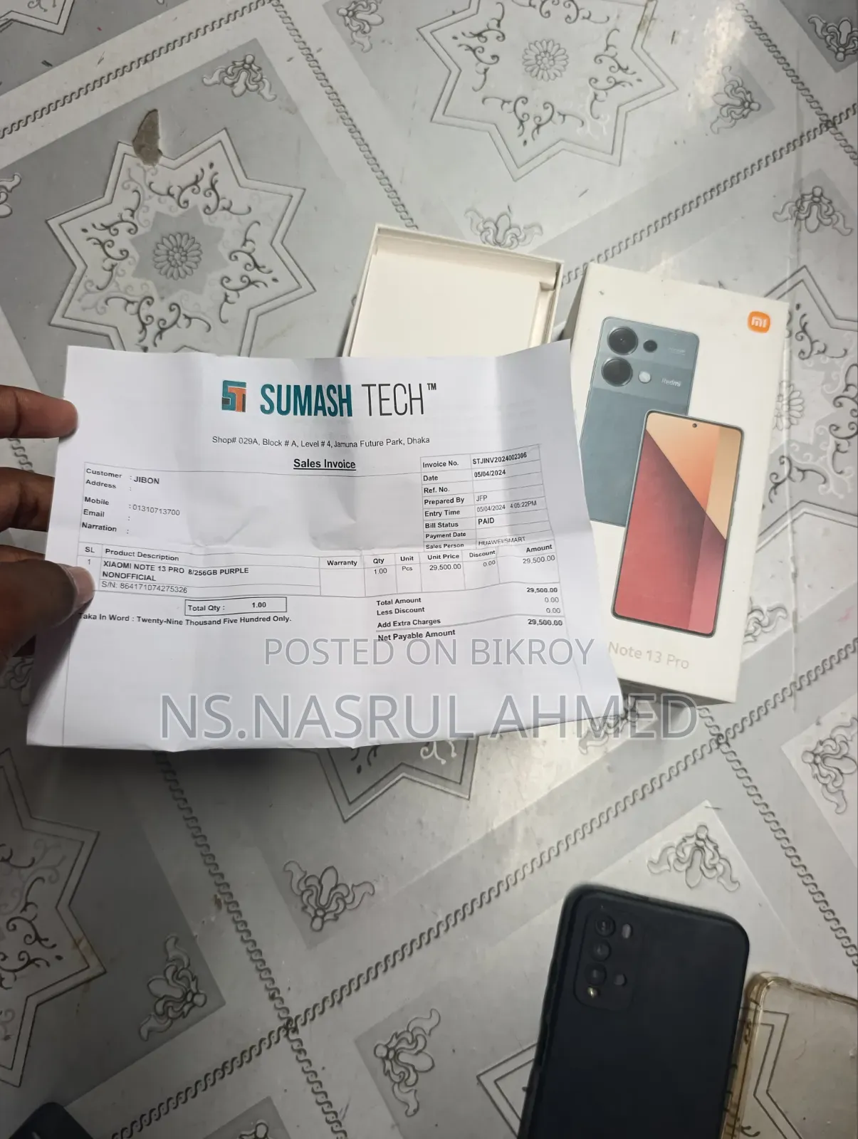 Xiaomi Redmi Note 13 Pro 256 GB Silver