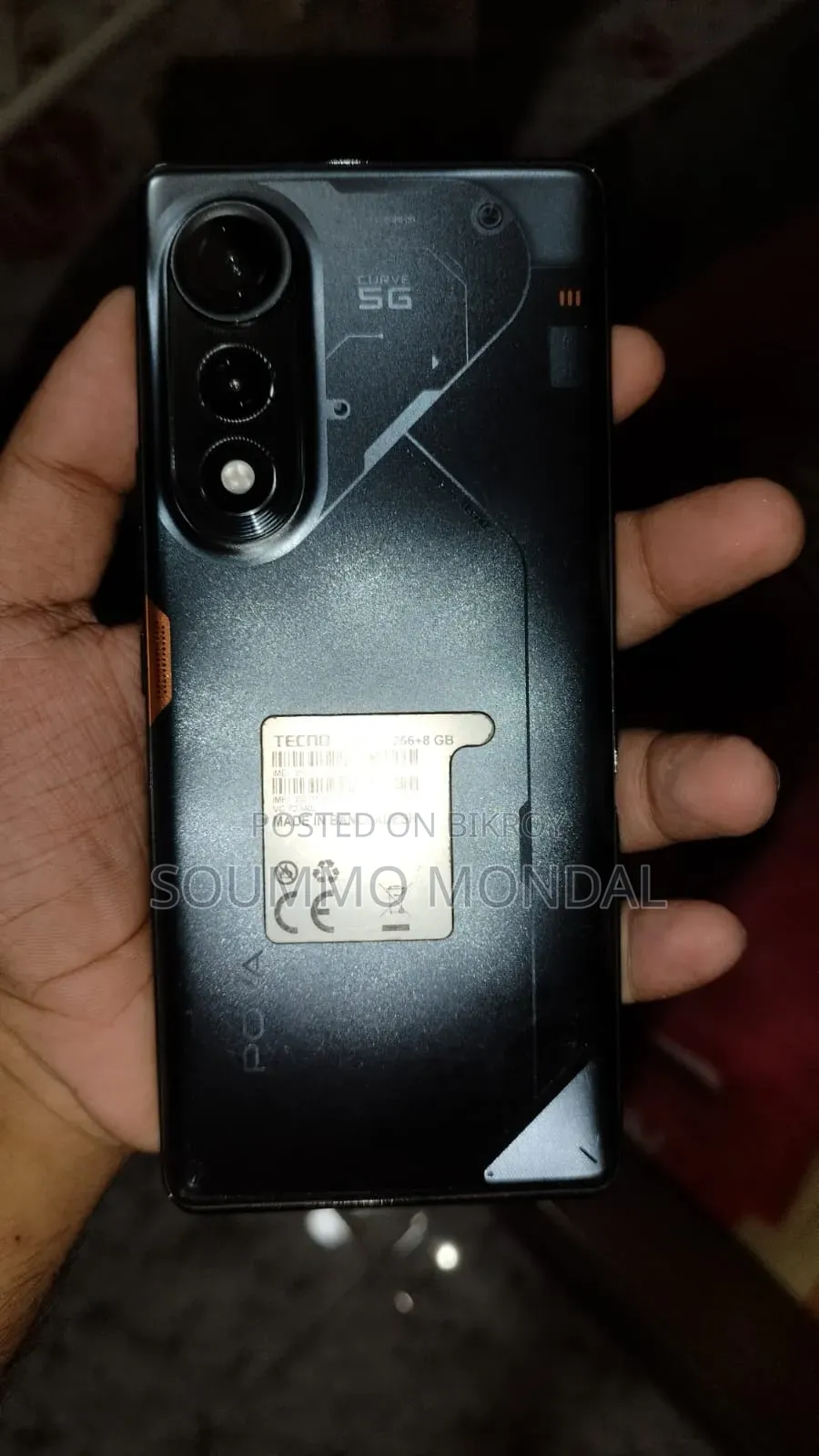 Tecno Pova Curve 256 GB Black