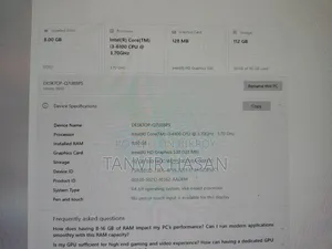 Desktop Computer Dell 8GB Intel Core i3 SSD 128GB