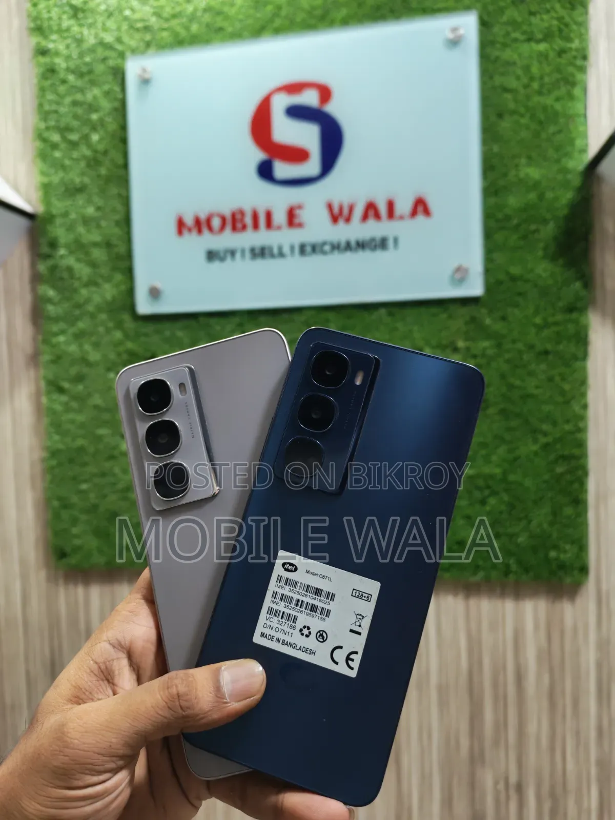 Itel City 100 128 GB Blue