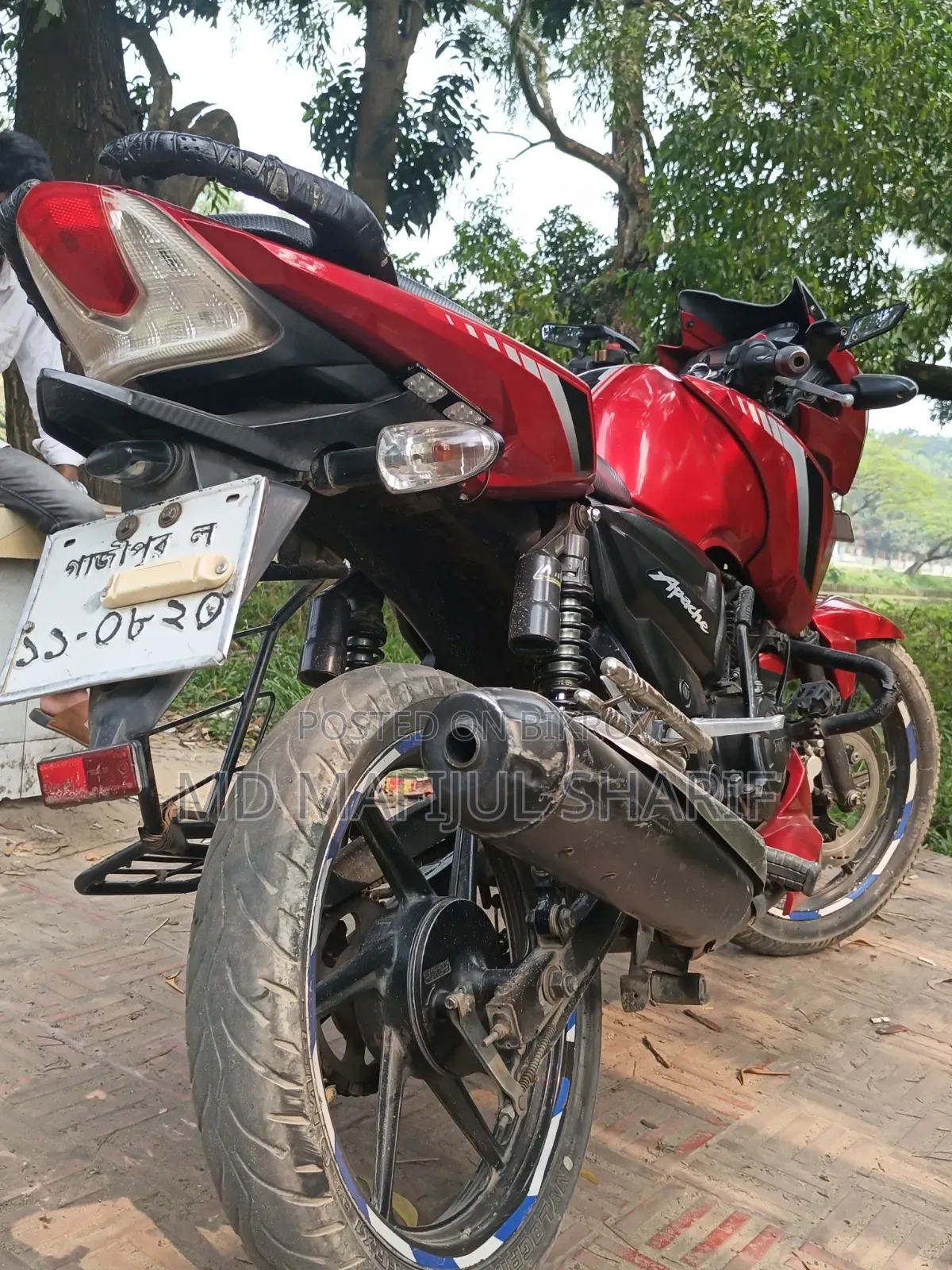 TVS Apache RTR 160 2V 2017 Red