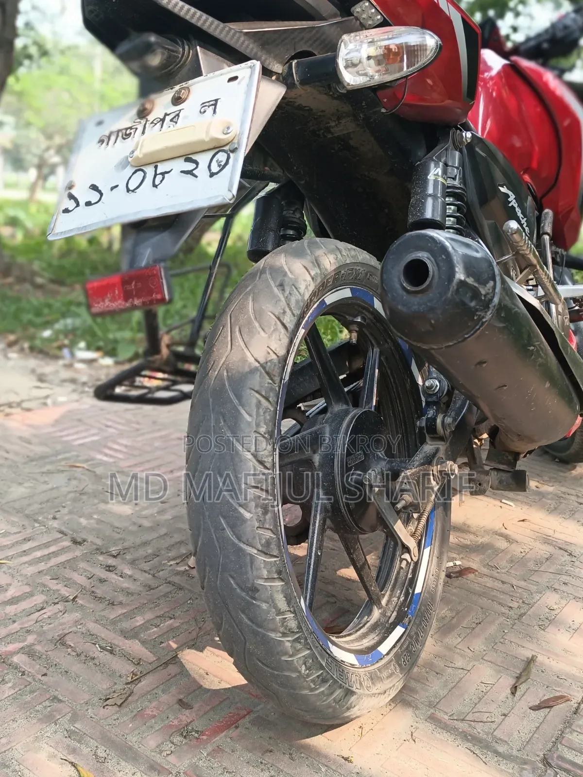 TVS Apache RTR 160 2V 2017 Red